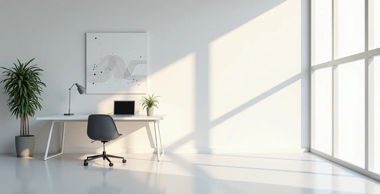 Entorno minimalista mostrando la eficiencia de la automatización en sistemas cloud