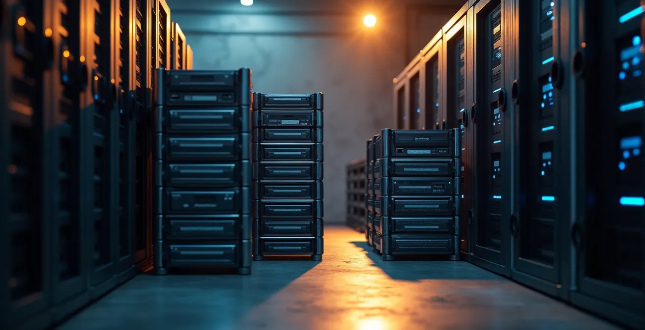 Sistema de backup con air gap y cintas de respaldo aisladas físicamente