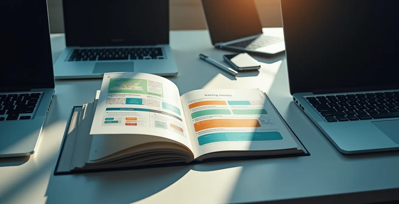 Sistema de catálogo digital mostrando categorías de equipos informáticos estandarizados