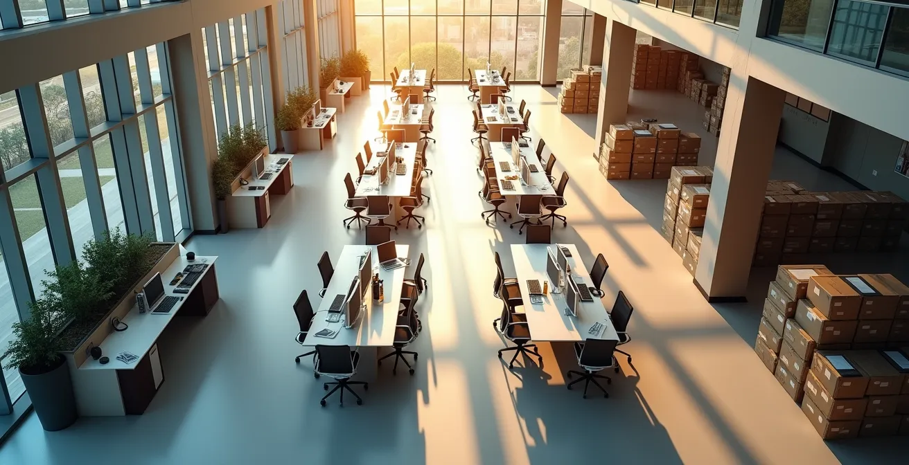 Gráfico comparativo del flujo de caja entre renting y compra directa